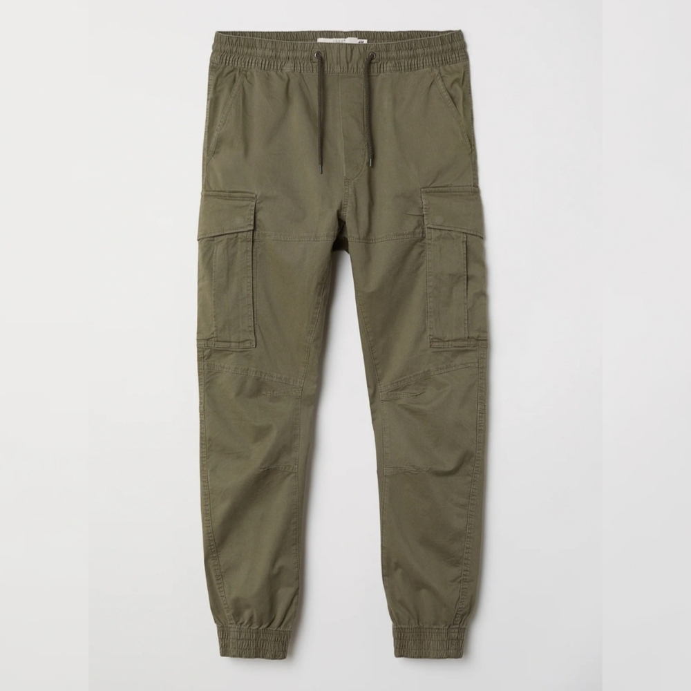 H&M Olive Cargo Pants for Men